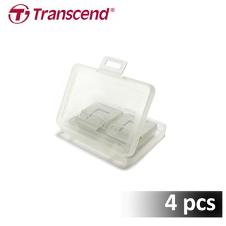 創見 Transcend 4片裝 多功能記憶卡收納盒 記憶卡保存盒 原廠公司貨