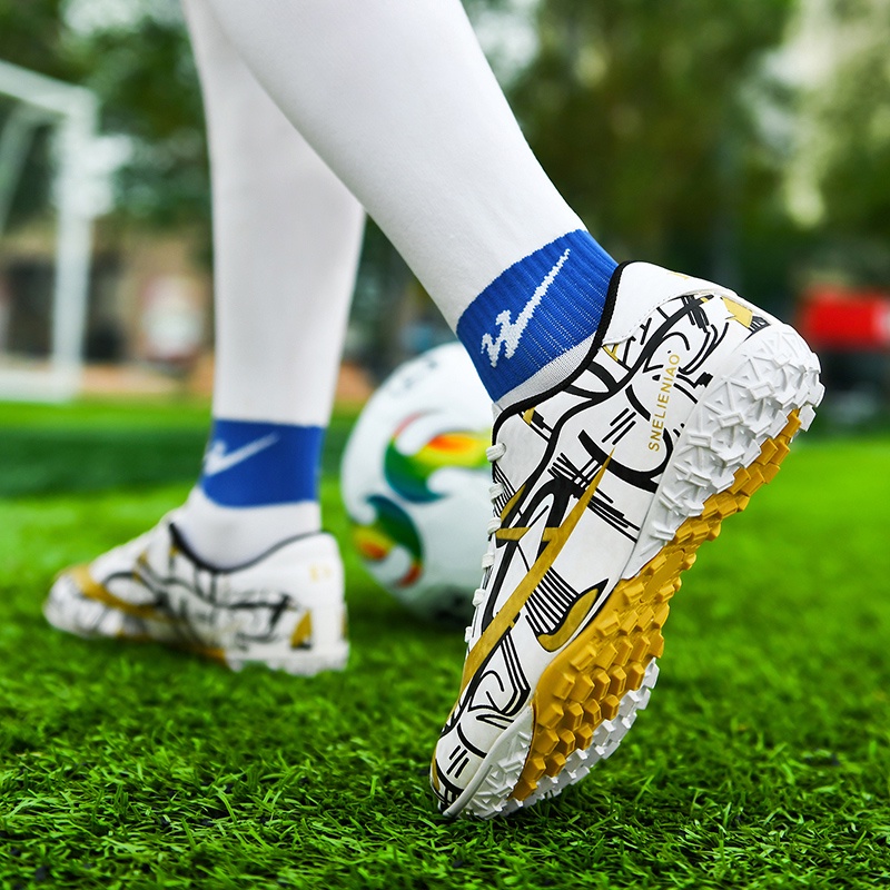 特價 回力 兒童 足球鞋 男童 碎釘鞋 梅西 刺客 足球鞋 訓練 專用 長釘鞋