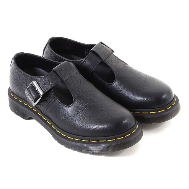 polley floral emboss dr martens