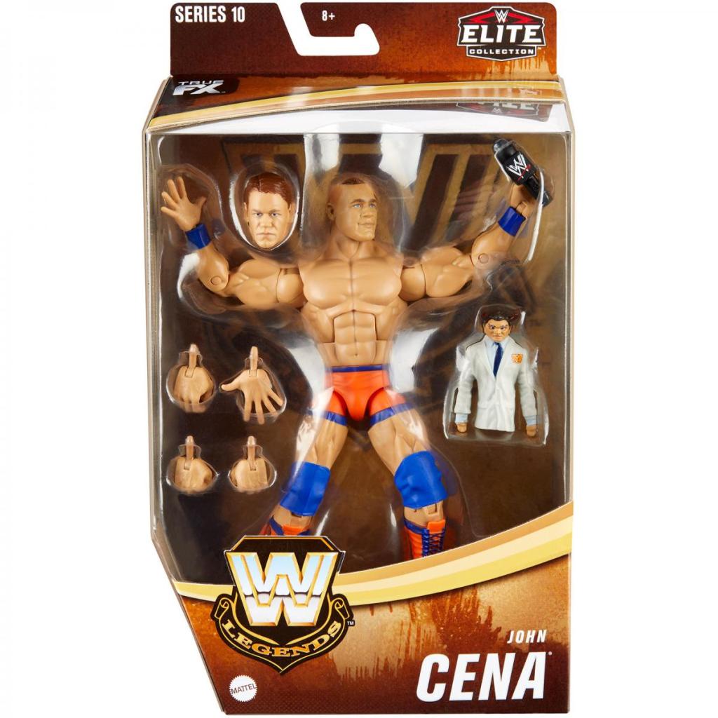 [美國瘋潮]正版WWE John Cena Legends Elite #10 Figure趙喜娜傳奇造型精華版公仔人偶