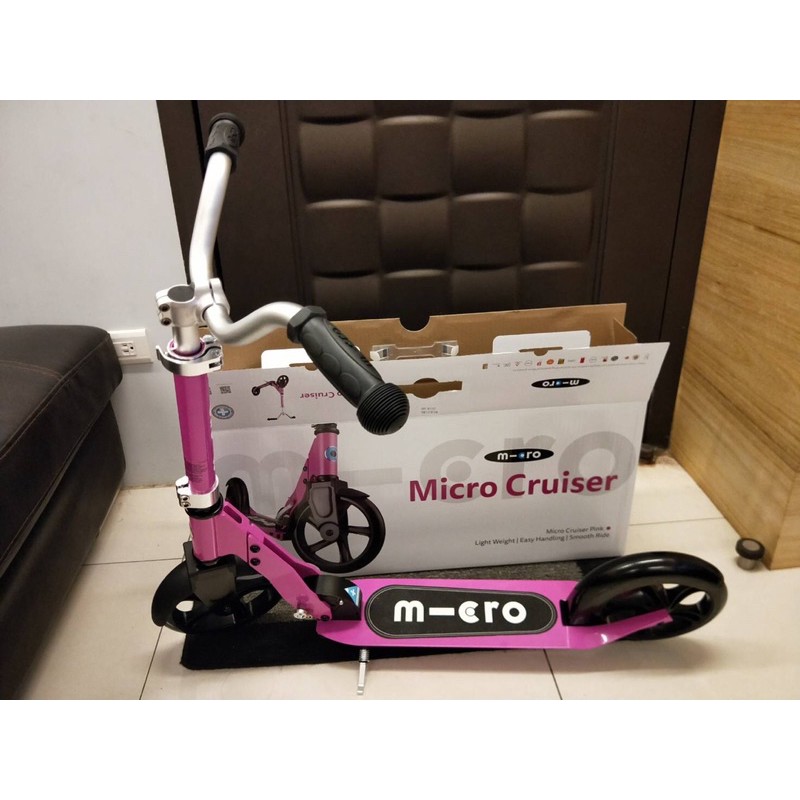 代售 全新品(含運）Micro Cruiser 二輪滑板車、兒童滑步 桃紅色款