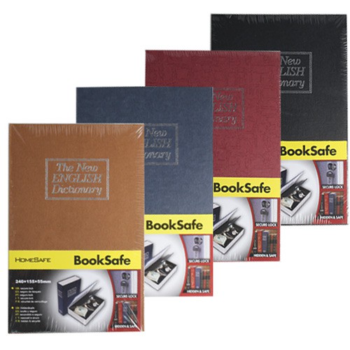 BookSafe KBS-802 仿真書本保險箱 英文辭典保險箱 書本保險箱 收納 私藏 藍/紅/黑色