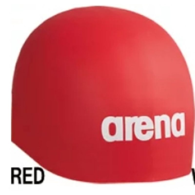 現貨日本特價arena選手競賽專用泳帽/和尚帽/3D泳帽/紅/紫色（適小頭圍）