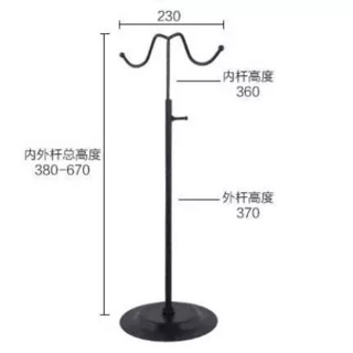 現貨不用等🥰➡️皮包架 雙桿 雙掛鉤 超穩 展示架 皮包展示架