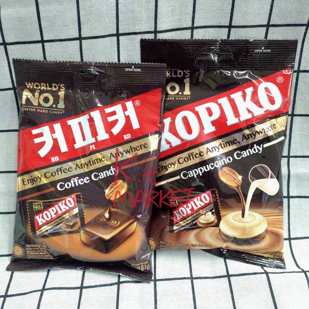 印尼🇮🇩 Kopiko 可比可 咖啡糖 卡布奇諾 175g50顆