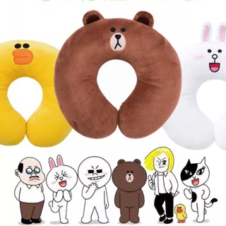 （黃色鴨有貨）Line friend 熊大🐻/莎莉鴨/兔兔/u型枕