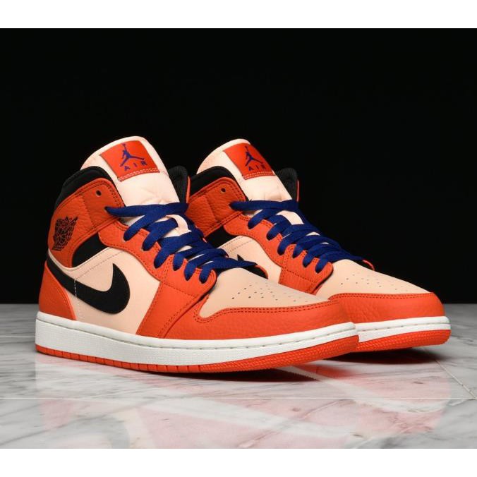 air jordan 1 mid team orange