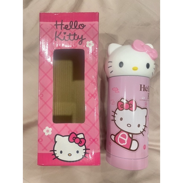 日本限定Hello Kitty真空保溫瓶 大頭造型 凱蒂貓 360ml