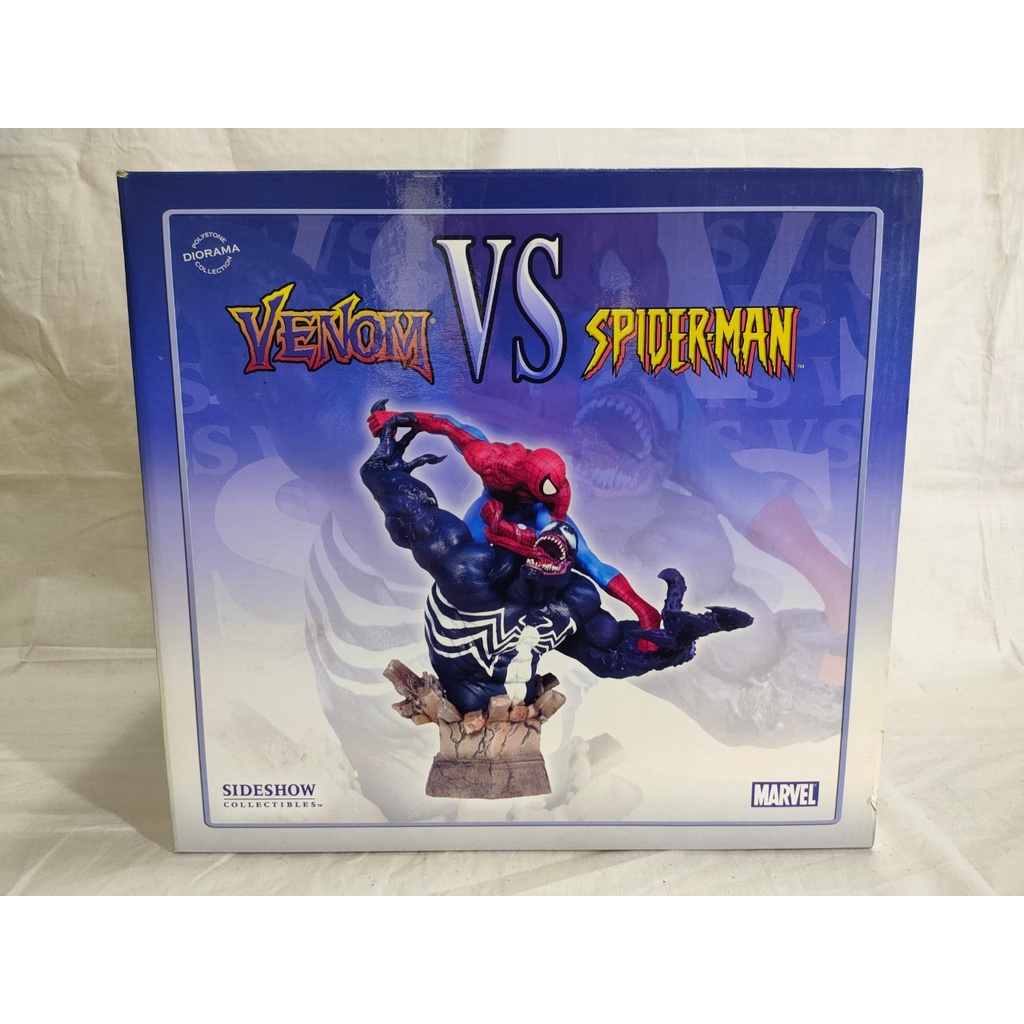 【正版限量】Sideshow collectibles venom VS spider-man 毒液VS蜘蛛人