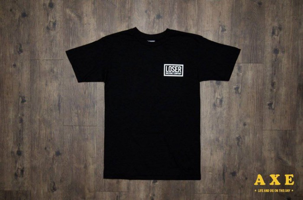 【AXE】LOSER MACHINE-KNUCKLEHEAD T-SHIR[黑] 潮流 街頭 西岸硬派T恤 哈雷 敗者機