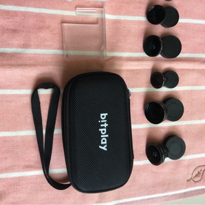 Bitplay 標準外接鏡頭(超廣角、3倍望遠、廣角、全幅魚眼、偏光濾鏡、魚眼) + Allclip通用鏡頭夾 + 外盒