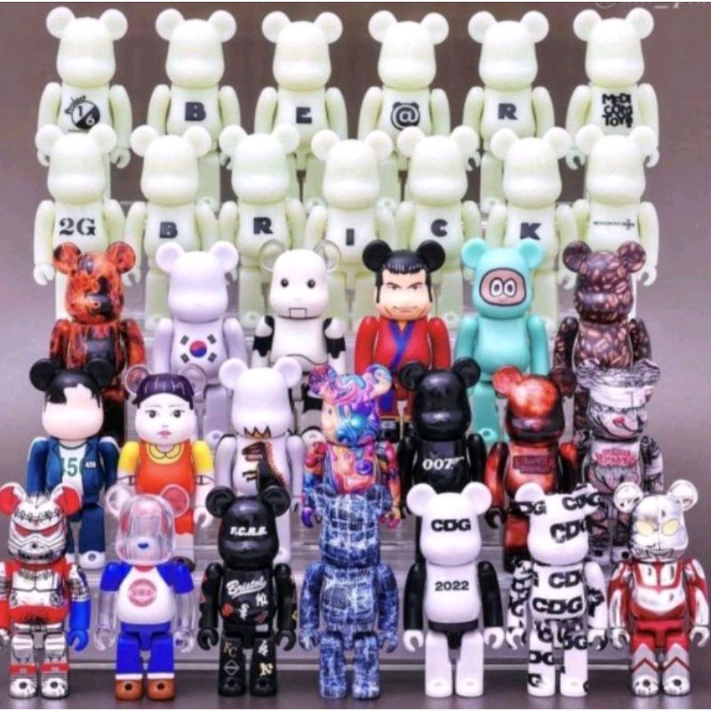 庫柏力克熊 Be@rbrick 44代 BASIC 夜光字母