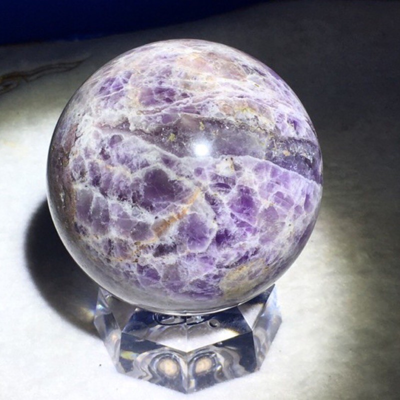 ［沁楹水晶］夢幻紫水晶球7.5公分