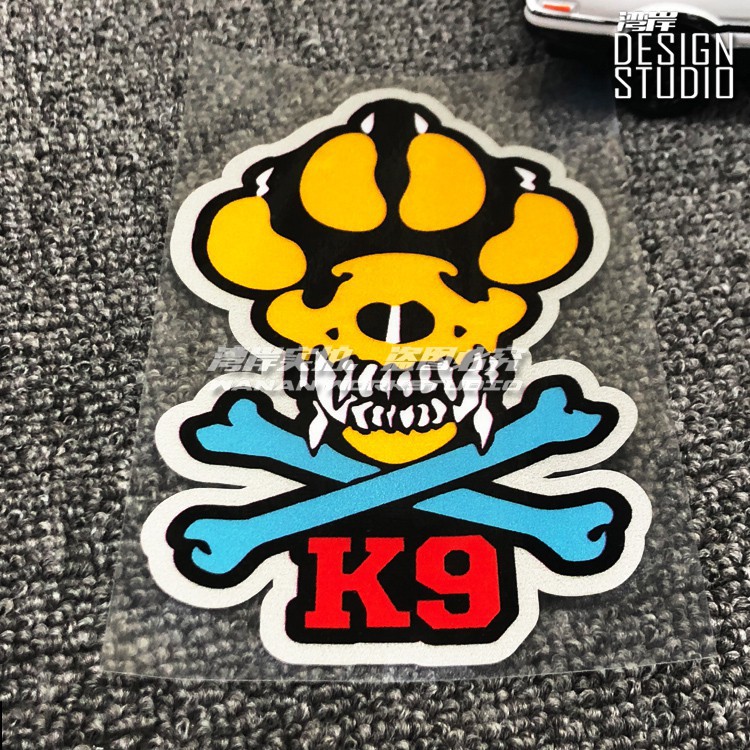 精品最速灣岸軍犬德牧k9俱樂部貼紙牧羊犬搜救大隊警示貼紙車貼 蝦皮購物