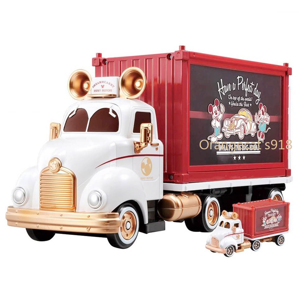 限量 日本 正版 TOMICA 多美 10週年紀念款 米奇貨櫃車 米奇收納車 加送小車一台 迪士尼