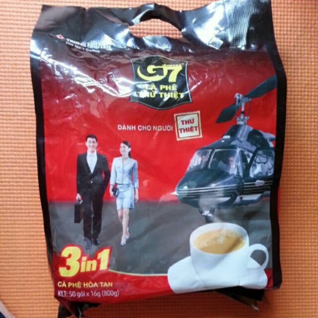 越南G7 三合一咖啡包，50入/一包，到期日2017.12.31