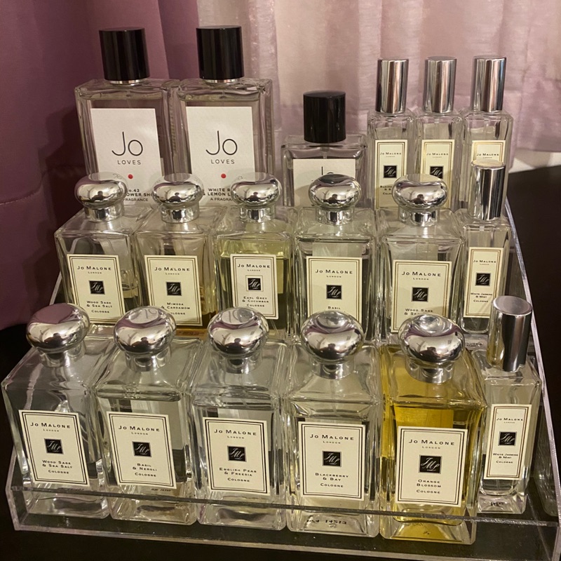 賣 二手 正品 JO MALONE 香水 羅勒與橙花 藍風鈴 鼠尾草與海鹽 伯爵茶與小黃瓜