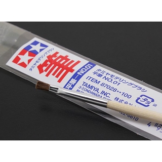 ◆弘德模型◆ 田宮 87028 特小 No.01 平筆 (幅約2.5mm) 筆刷 塗裝 筆塗 手繪 Tamiya