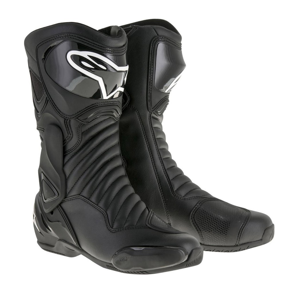 安信 | Alpinestars 防摔鞋 SMX-6 V2 黑 車靴 賽車靴 長筒 A星 SMX6