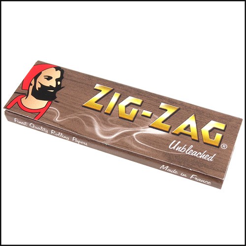 ☆福星煙具屋☆【ZIG-ZAG】法國進口捲煙紙-Unbleached 天然未漂白*10包