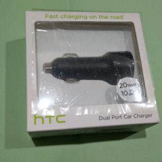 HTC Micro USB傳輸線加雙埠車用充電器 兩台手機同時充電