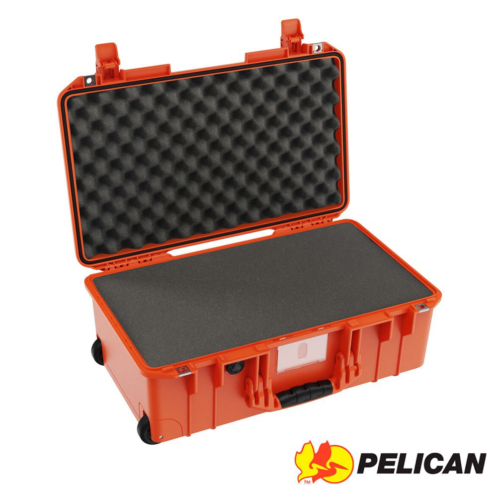 PELICAN 1535 Air 含泡棉 輪座超輕氣密箱 橘紅色 廠商直送