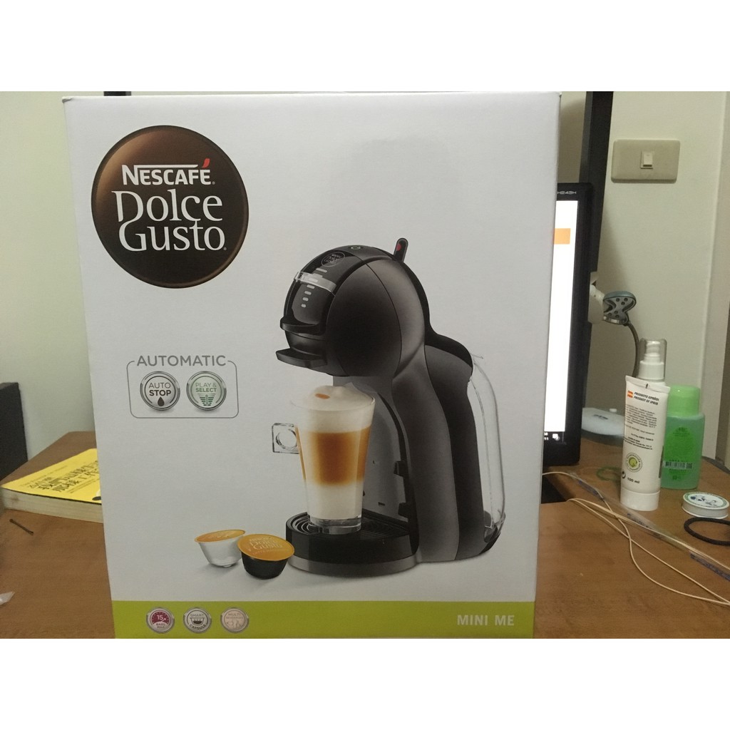 (全新)雀巢咖啡咖啡機MiniMe-鋼琴黑 (附贈一盒六入裝膠囊)