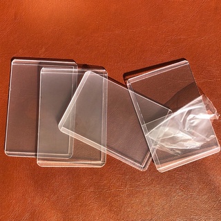（現貨秒出）雙面覆膜側開透明硬卡套 35pt PVC 卡片專輯小卡 球星卡 B8硬卡套 偶像 咕卡必備 硬卡套 追星必備