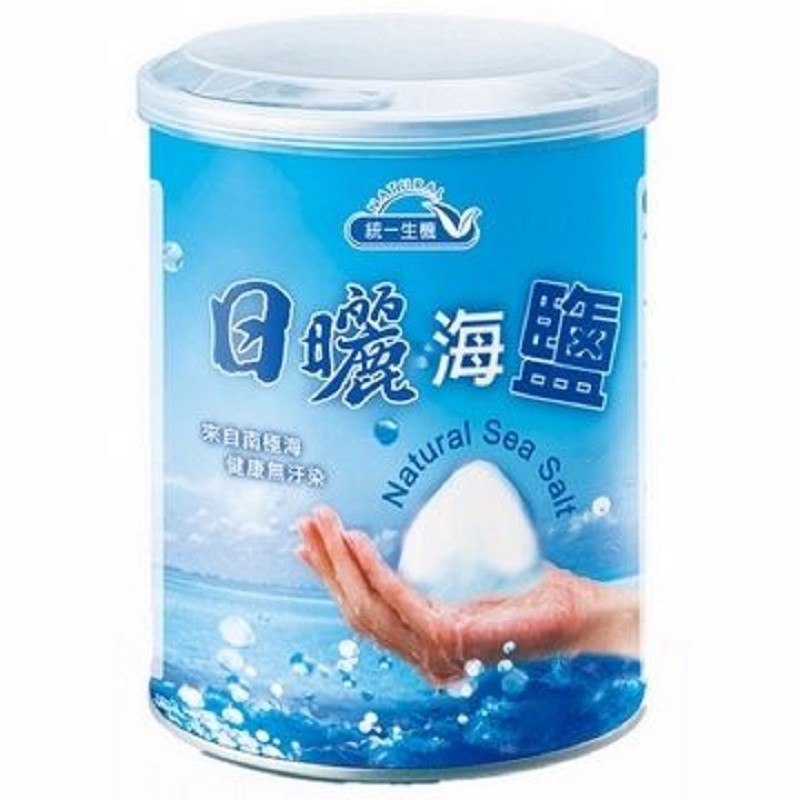 統一生機~日曬海鹽(大罐)600公克/罐