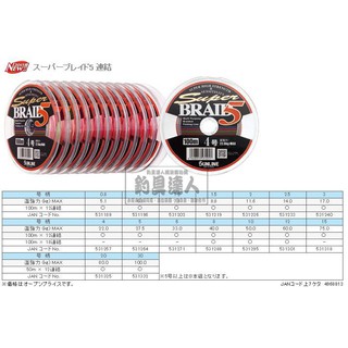 ☆~釣具達人~☆ SUNLINE BRAID 100M 日本原裝 釣線 魚線 PE線 布線