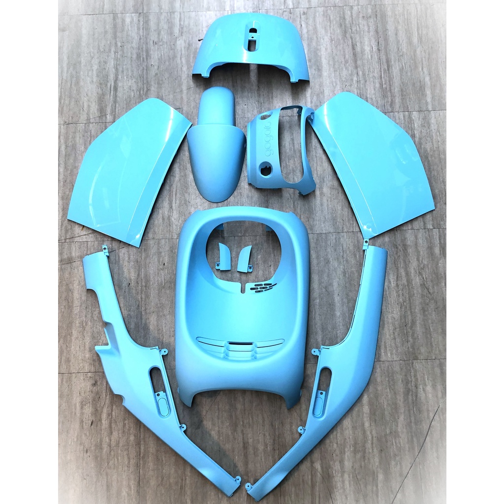 gogoro 車殼💡 整車 全新烤漆 依原廠色重噴殼  2 系列⚡水藍色 可整組帶走限台中 自取7000