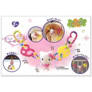 ♥小公主日本精品♥Hello Kitty 手推車掛飾 汽車座椅 寶寶玩具 嬰兒床掛 55013109