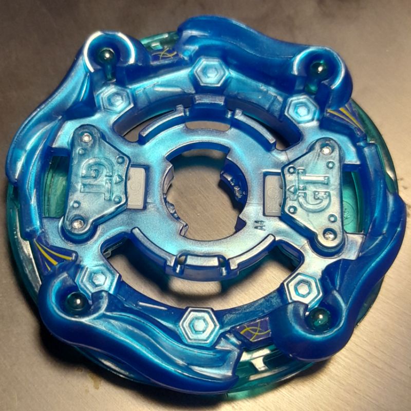 (非全新-環27)日本正版TAKARA TOMY戰鬥陀螺 爆裂世代GT  宇宙 B153基礎輪盤 (藍色)