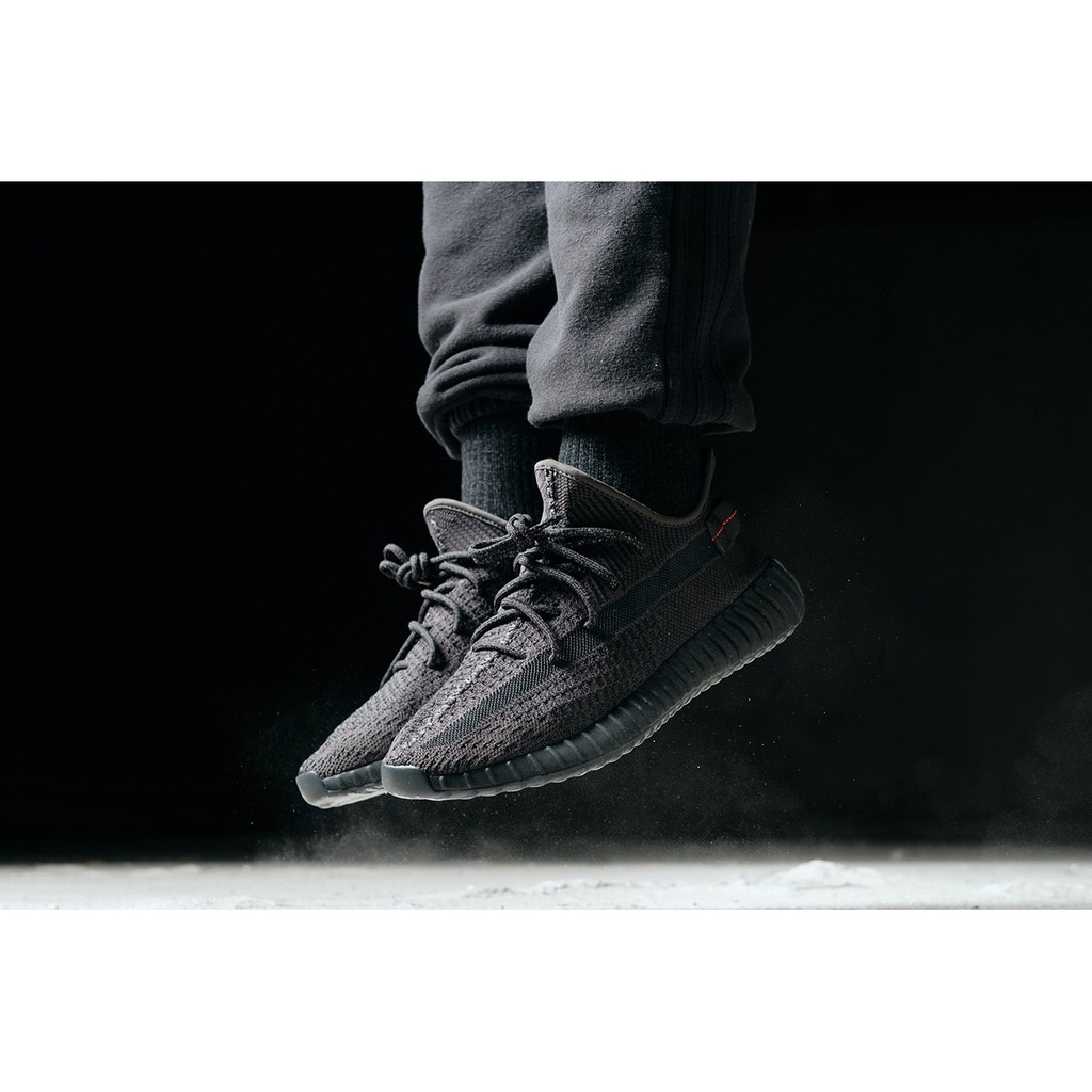 柯拔 adidas Yeezy Boost 350 V2 FU9005 黑魂 鞋帶反光