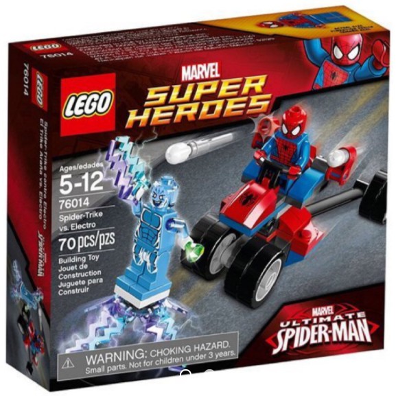 【ToyDreams】＜英雄星戰特價＞LEGO樂高 超級英雄系列 76014 蛛蜘人 vs 電光人〈全新未拆〉