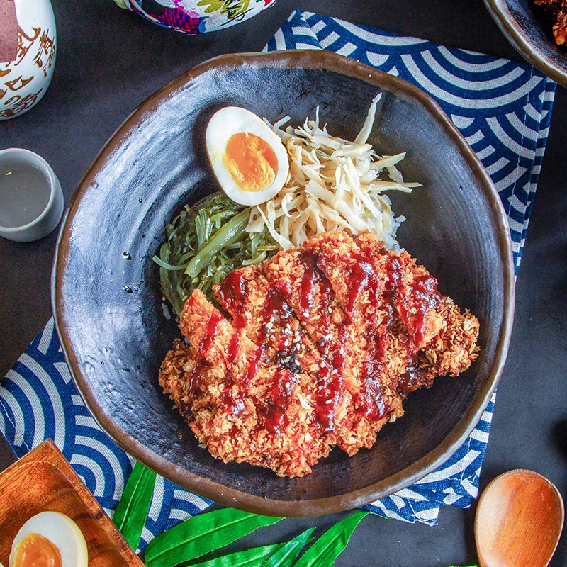 炸豬排丼飯 秀夫日式烤肉飯 文山店 蝦皮購物