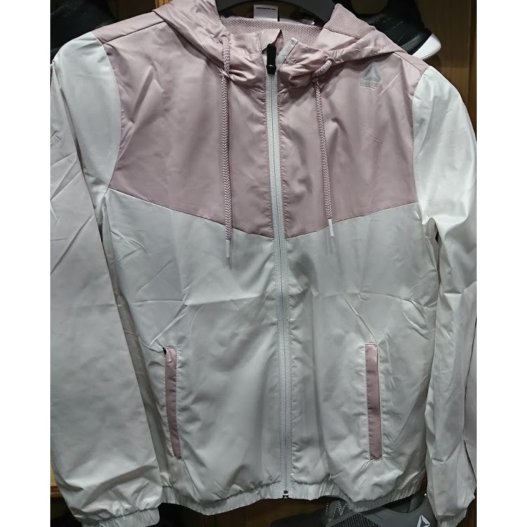 2019 三月 REEBOK CLASSIC ANORAK 尼龍 防風 運動外套 白粉紅 風衣 DX5675