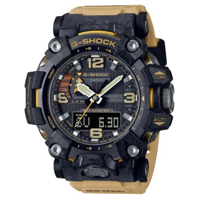 【柏儷鐘錶】CASIO G-Shock MUDMASTER系列 泥人 太陽能 電波對時 卡其色 GWG-2000-1A5