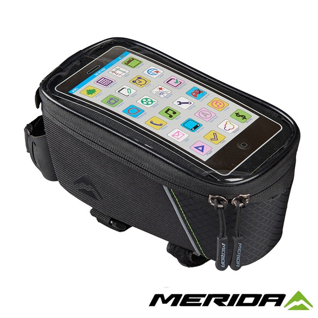 《MERIDA》美利達 上管手機袋 黑 XL 6.5吋  (上管袋/導航/環島/收納/上管包/單車)