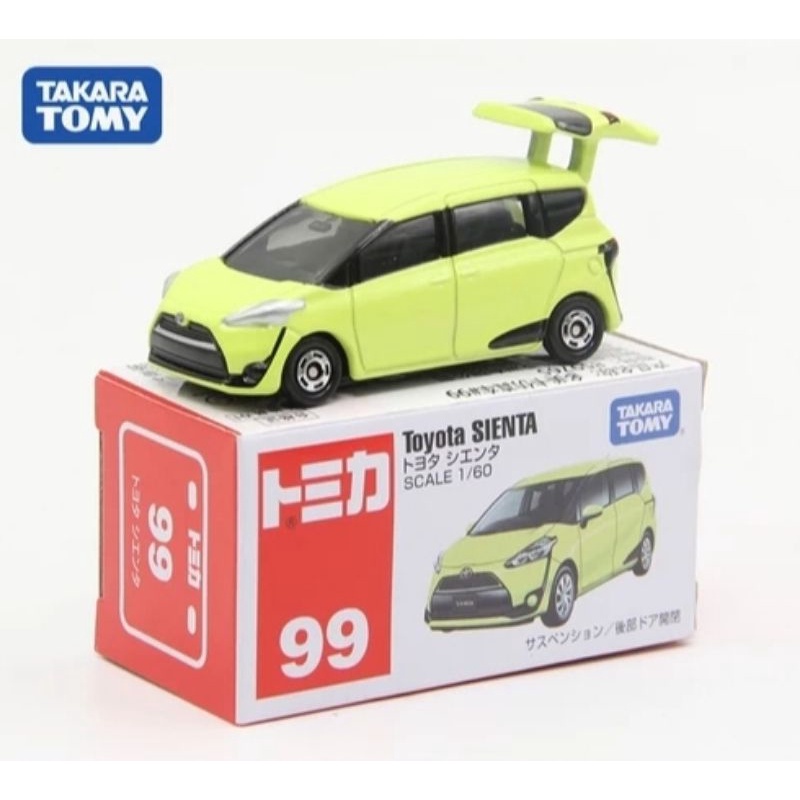 Tomica 常規編號 99 豐田 Sienta TAKARA TOMY