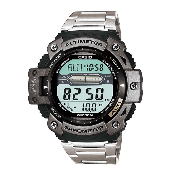 【CASIO】卡西歐雙重傳感器量度溫度 高度和氣壓 SGW-300HD-1A 運動 手錶 台灣卡西歐保固一年