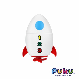 PUKU藍色企鵝 樂游小火箭發條玩具