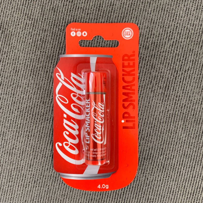 日本帶回✨lip smacker✨可樂口味護唇膏🇺🇸美國製