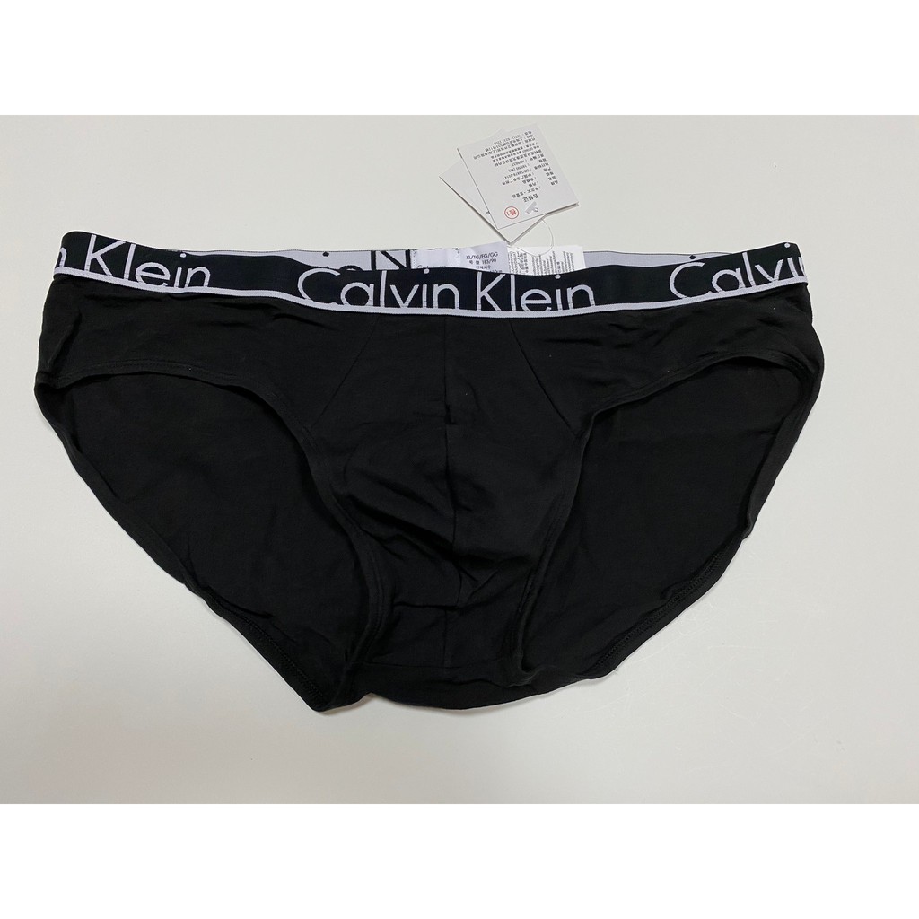 Calvin Klein ID 棉質黑色三角褲 【WP男內著小鋪】