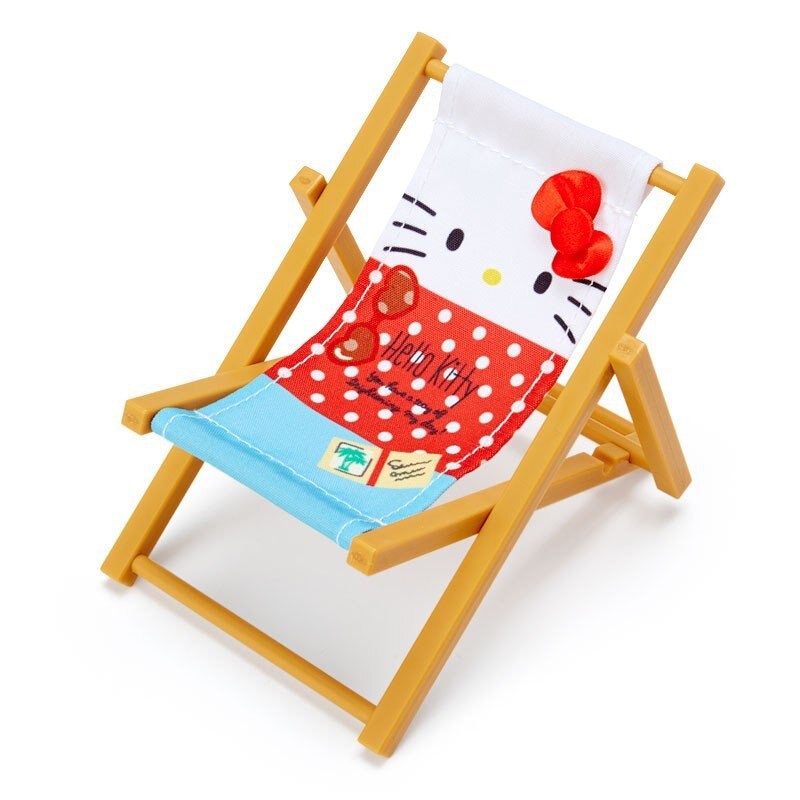 kitty 海灘迷你椅置物架 手機架 玩具.擺飾.
