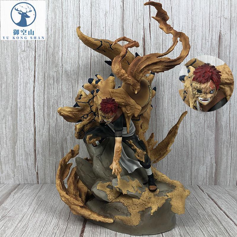 火影忍者gk砂暴我愛羅手辦半獸化一尾守鶴風影超大雕像模型擺件 蝦皮購物