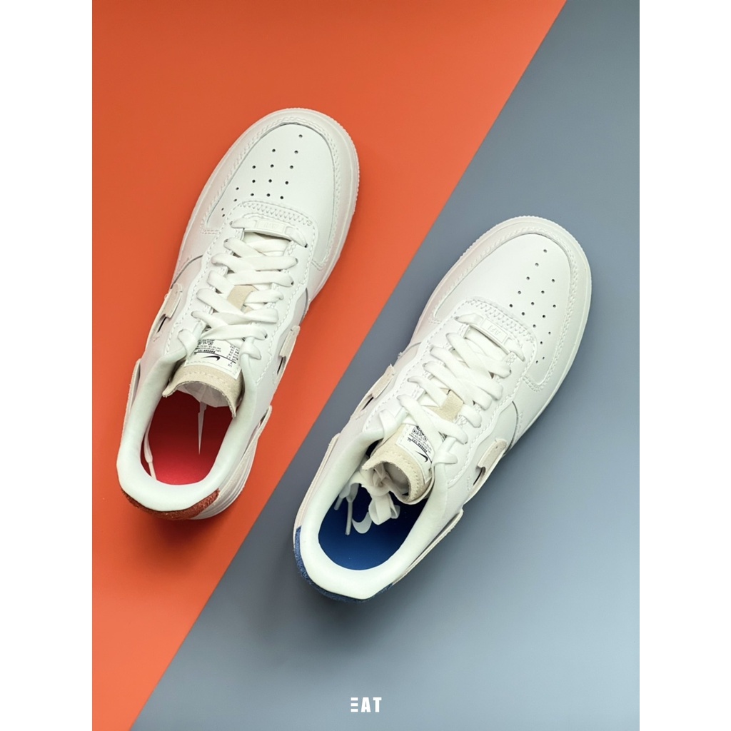 【EAT-SHOE】NIKE AIR FORCE 1 07 LX 藍紅 鴛鴦 斷勾 休閒 898889-103 【EAT-SHOE】NIKE AIR FORCE 1 07 LX 藍紅 鴛鴦 斷勾 休閒 898889-103