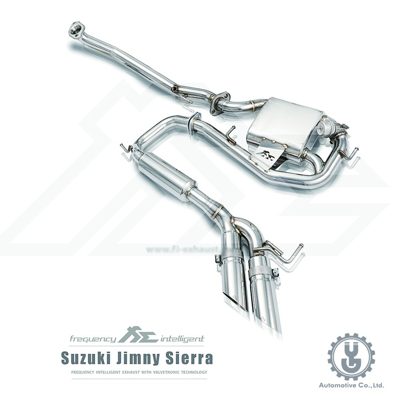 FI 高流量帶三元催化頭段 當派 排氣管 Suzuki Jimny Sierra-Quad Tips 底盤【YG】
