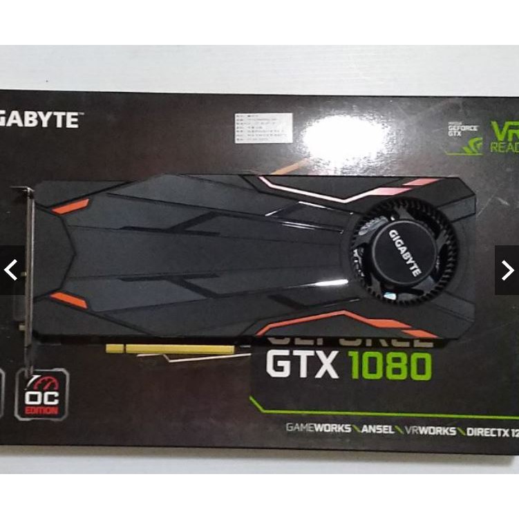 技嘉 GeForce® GTX 1080 Turbo OC 8G 盒裝 保固內