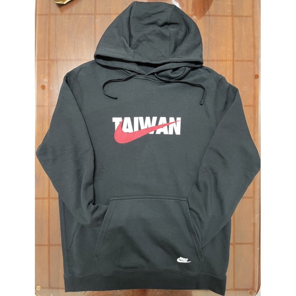 NIKE taiwan swoosh hoody 長袖 套頭 連帽 衝鋒衣 帽T AQ8567-010